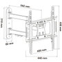 Nox Lite Wall Flex Soporte de Pared para TV y Monitor 23-55'' Negro